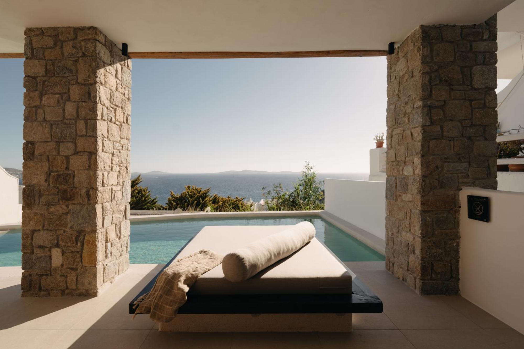 Bard De Sol Hotel Mykonos Town Bagian luar foto