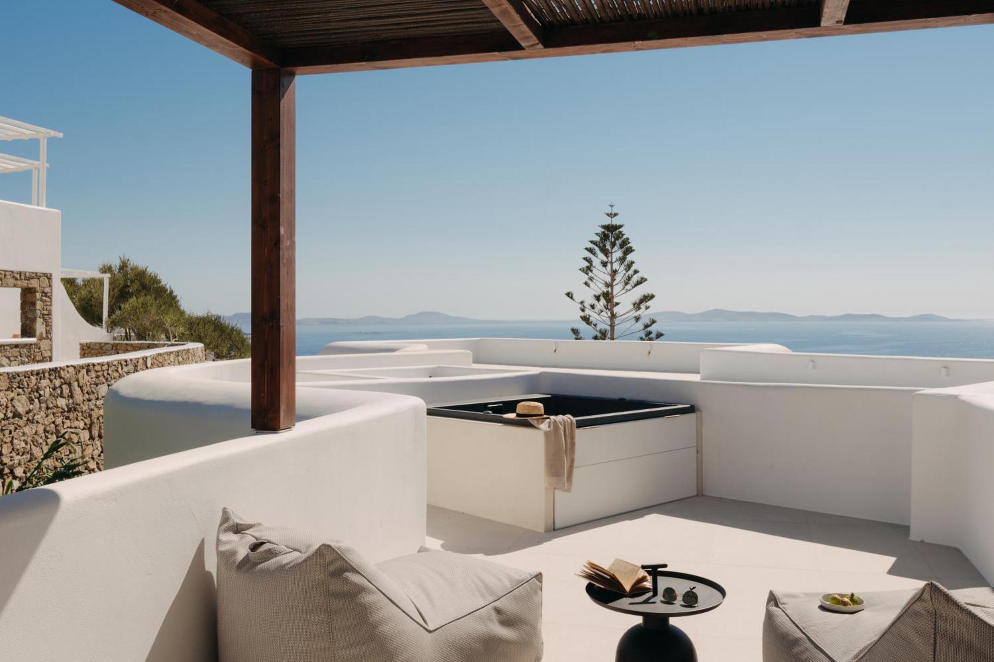 Bard De Sol Hotel Mykonos Town Bagian luar foto