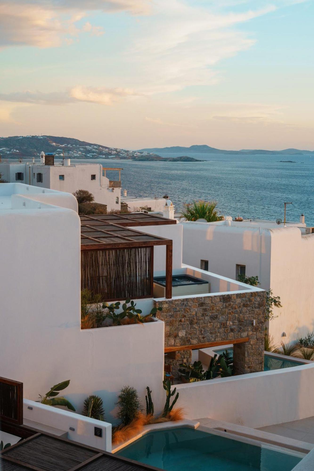 Bard De Sol Hotel Mykonos Town Bagian luar foto