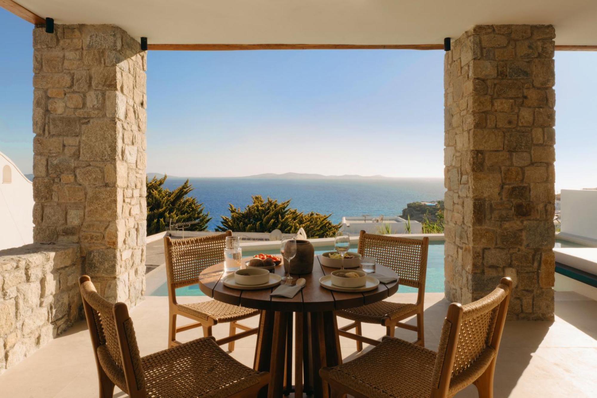 Bard De Sol Hotel Mykonos Town Bagian luar foto
