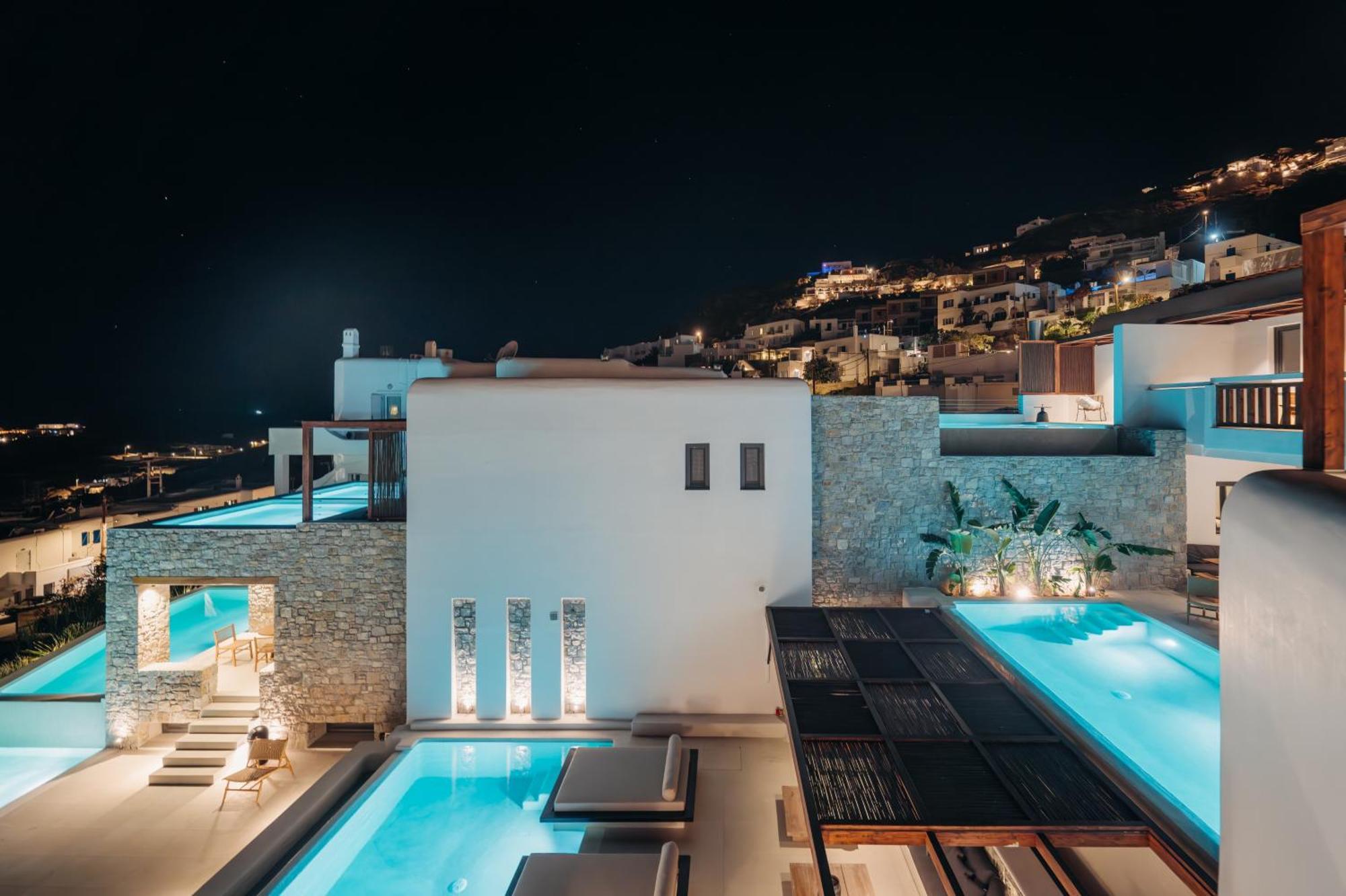 Bard De Sol Hotel Mykonos Town Bagian luar foto